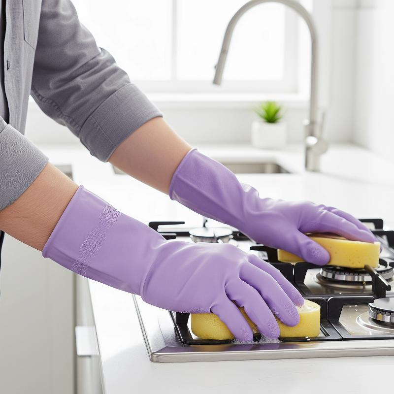 1 par de guantes de látex para - Dish Glove Rubber reseña y precio