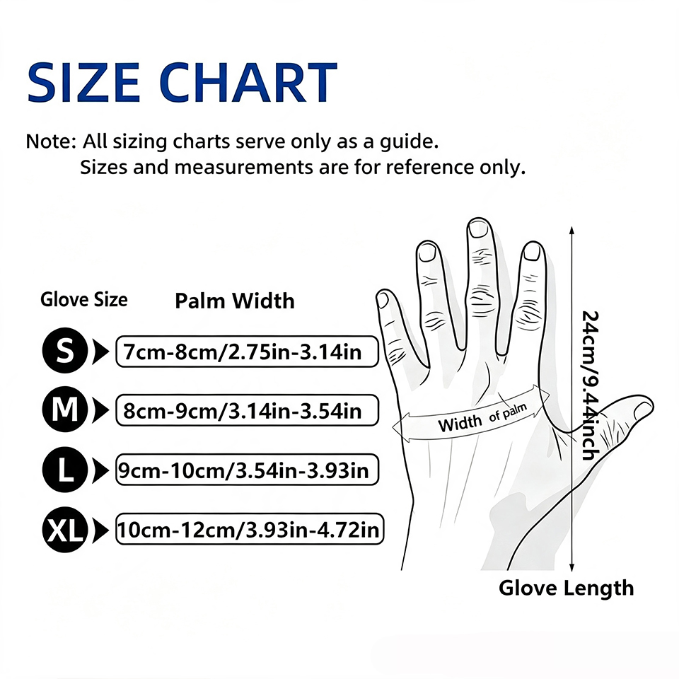 Caja de 100 Guantes de Nitrilo - Latex Disposable Glove reseña y precio